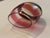 2003 Caleb Siemon Signed Studio Art Glass Oval Sommerso Vase - Ruby & Cream For Sale - Image 9 of 14