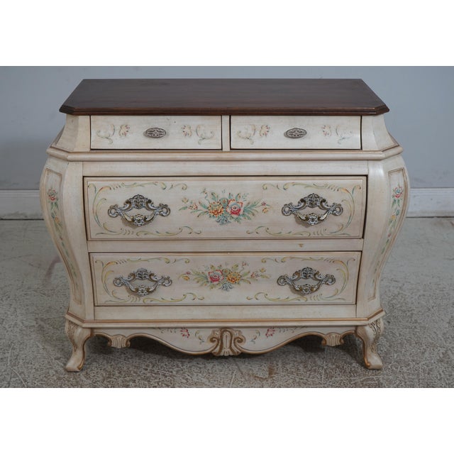 Age: Approx: 30 Years Old Details: Oak Top Nice Paint Decorated Finish Venetian Style Condition: Excellent Original Finish...