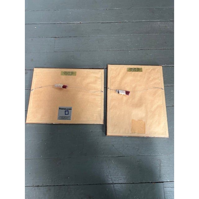 1970’s Two Original Abstract Paintings in Silver Leaf Frames - Set of Two For Sale In Philadelphia - Image 6 of 6