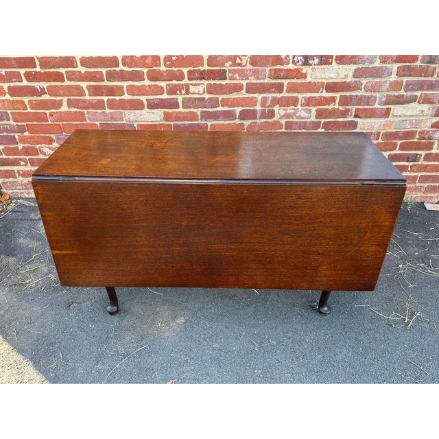 Wood George III Mahogany Drop-Leaf Table Last Quarter 18th Century For Sale - Image 7 of 11