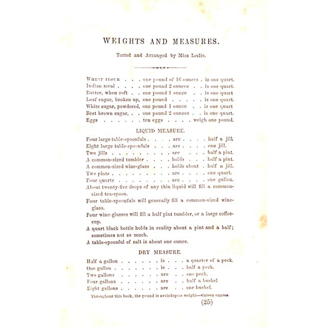 "Miss Leslie's New Cookery Book" 1837 Miss Leslie For Sale In New York - Image 6 of 10