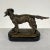 Antique Bronze Statue of Dog on Black Marble Base For Sale - Image 11 of 13