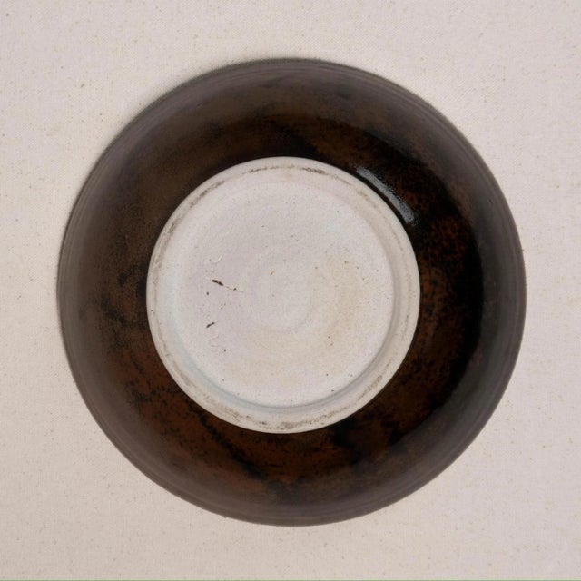 Late 20th Century Handmade Studio Ceramic Glazed Bowl by Ceramic Artist Yukio Onaga For Sale - Image 9 of 9