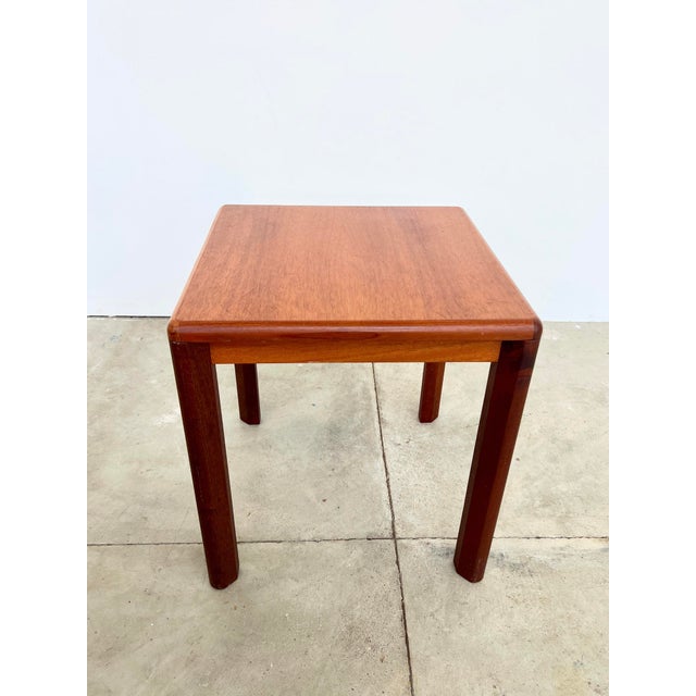 Scandinavian Teak Side Table, 1970s For Sale - Image 11 of 18