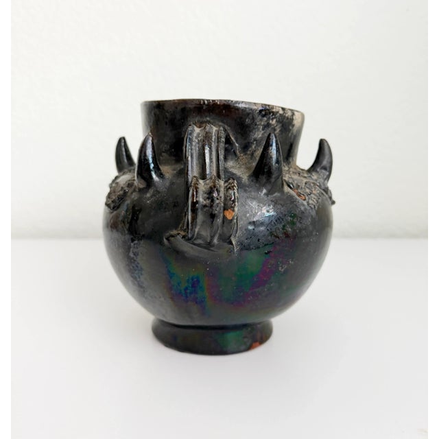 Early 20th Century Antique Mexican Spanish Colonial Clay Pot, Early 20th Century For Sale - Image 5 of 12