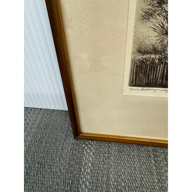 Chestnut Cecil Forbes for Dickens' Old Curiosity Shop Anne Hathaway's Cottage Etching, Signed For Sale - Image 8 of 13