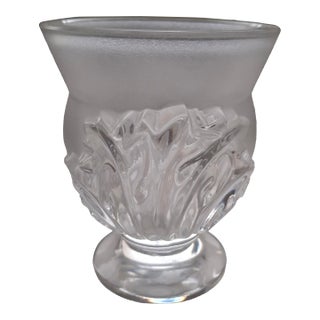 Lalique Saint Cloud Crystal Vase For Sale