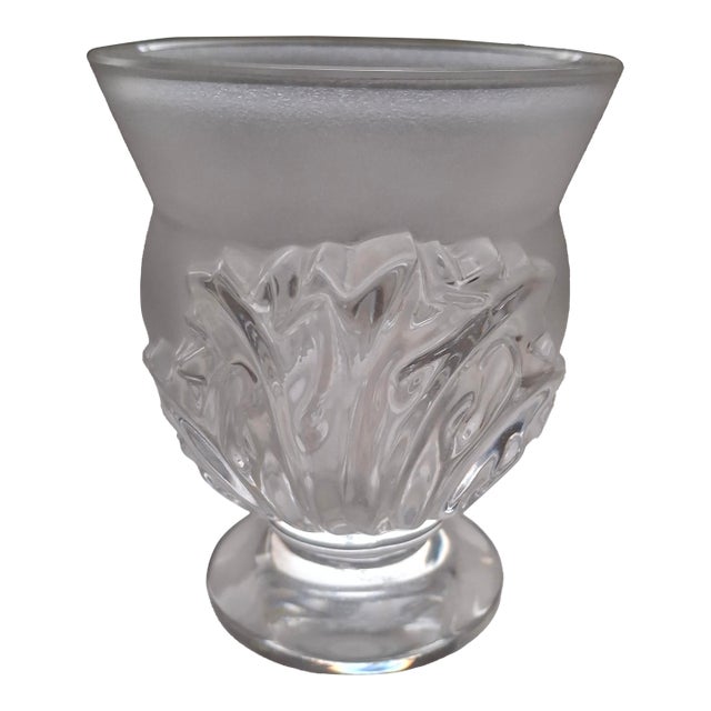 Lalique Saint Cloud Crystal Vase For Sale