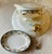 Ceramic 1920s English Bone China Gravy Boat and Round Chop Plate - 3pcs For Sale - Image 7 of 17