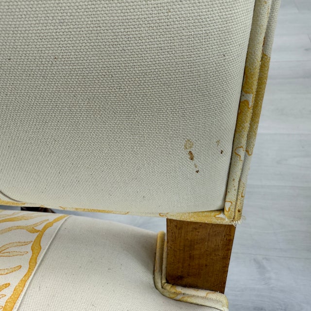 Beige French Louis XIII Dining Chairs – Set of 6 For Sale - Image 8 of 14