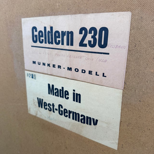 Brown Mid-Century German Large Teak Wall Unit Cabinet Hutch by Munker-Modell For Sale - Image 8 of 12