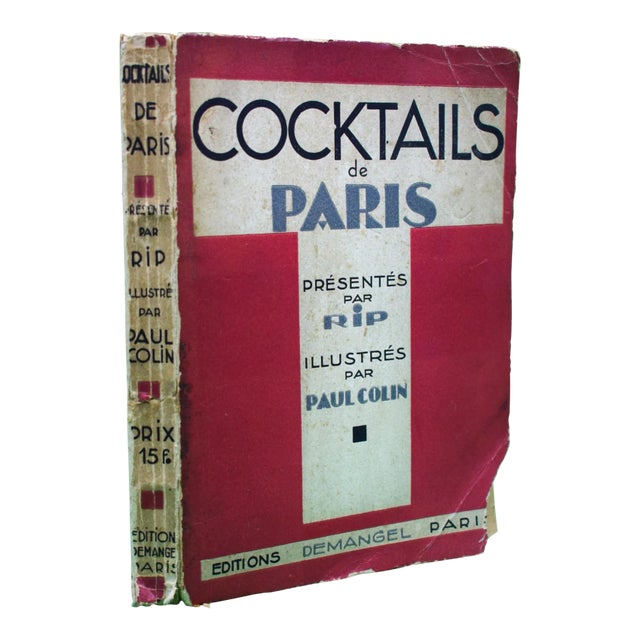 "Cocktails De Paris" 1929 Rip [Georges-Gabriel Thenon] For Sale