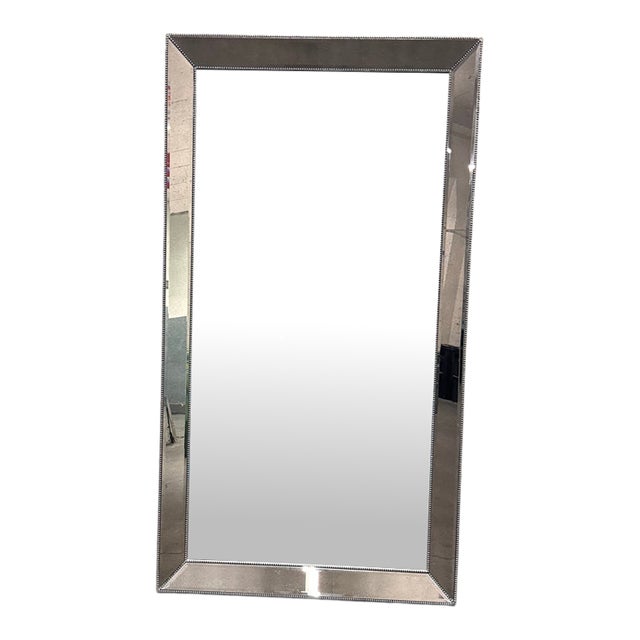 Bassett Mirror Company Beaded Floor Mirror For Sale