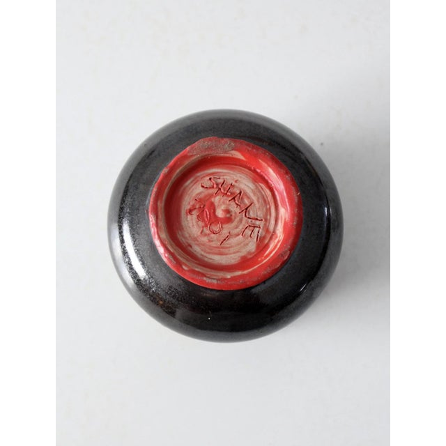 Ceramic Vintage Studio Pottery Vase For Sale - Image 7 of 7