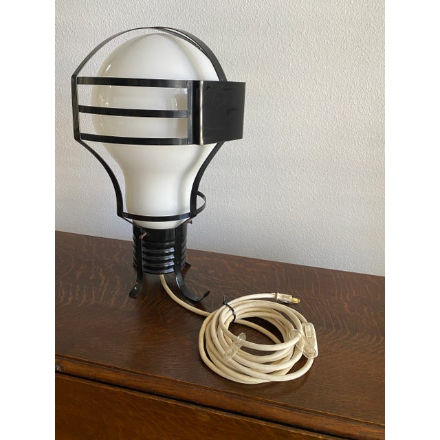 1970s Monumental Pop Art Light Bulb Floor Lamp in the Style of Ingo Maurer For Sale - Image 5 of 10
