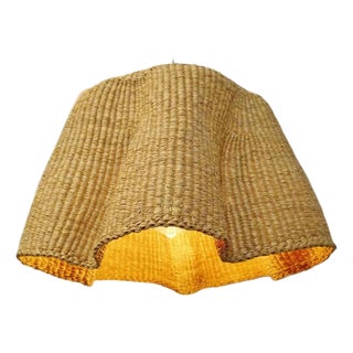Bolga Natural Bohostyle Lampshade for Decor For Sale