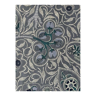 Raoul Textiles Linen Fabric Indira, Indigo 5 1/2 Yards For Sale