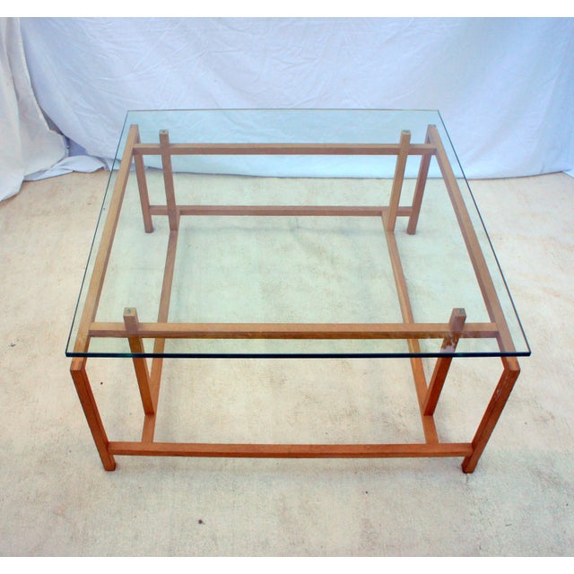 1960s MidCentury Modern Henning for Komfort Teak and Glass