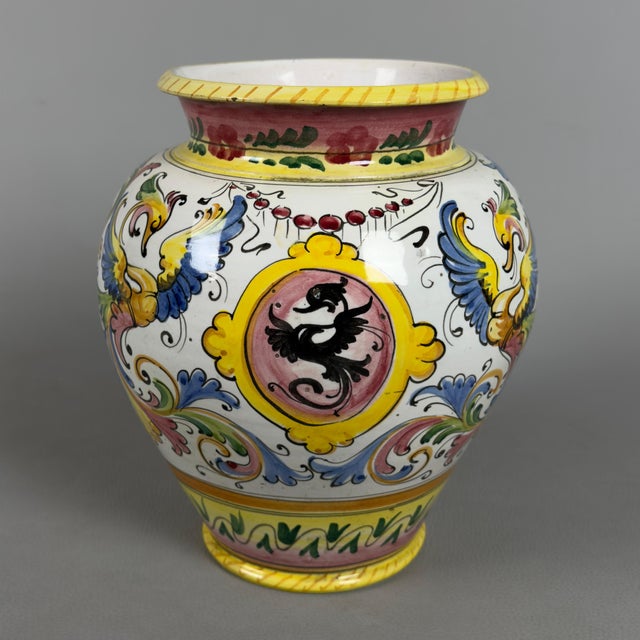 Vintage Deruta Majolica Vase, 1960s For Sale - Image 11 of 11