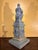 Italian Grand Tour Style Statue of Moses Figure After Michelangelo on the Classical Pedestal With Intaglios For Sale In Palm Springs - Image 6 of 10