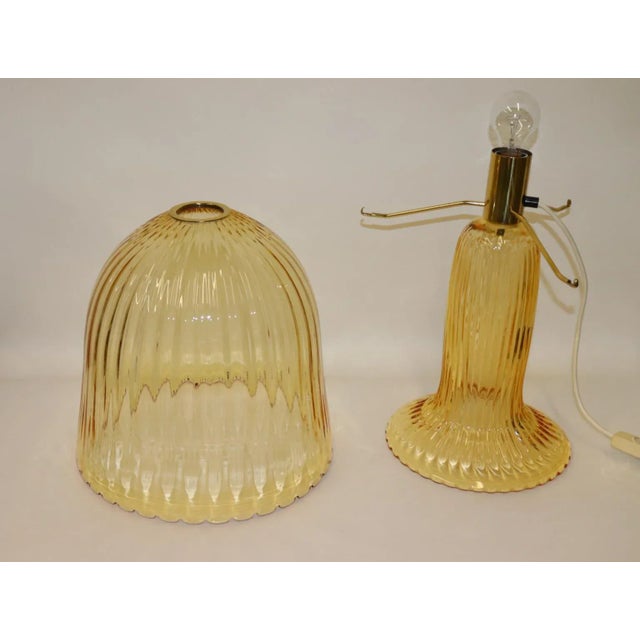 Mid-Century Modern Murano Glass Table Lamp For Sale In New York - Image 6 of 13