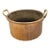 Antique Hand-Wrought Copper Stock Pot W/ Brass Handles — French, C. 1900 For Sale