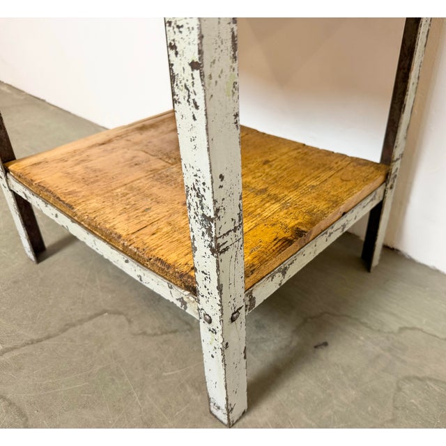 Vintage Industrial Iron Chest of Drawers, 1950s For Sale - Image 10 of 18
