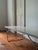 Bertoia Bench by Knoll, White Painted Wood Slat Top, Chrome Base For Sale In New York - Image 6 of 8