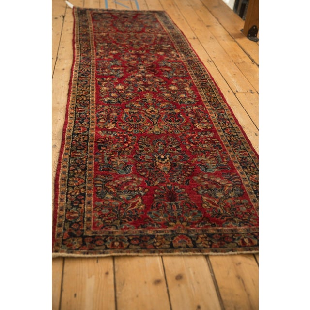 Textile Vintage Sarouk Rug Runner - 2'8" x 8'3" For Sale - Image 7 of 9