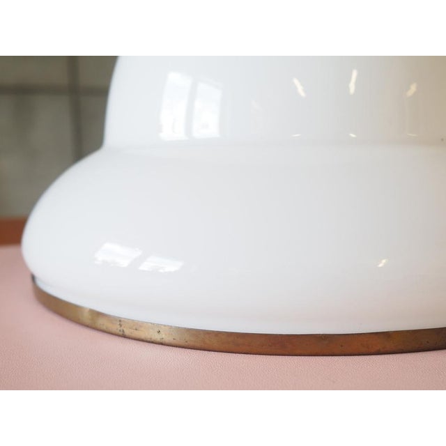 Brown Vintage Scandinavian Pendant Lamp, 1970s For Sale - Image 8 of 13