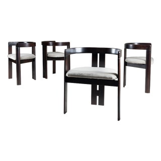 Vintage Chairs by Afra & Tobia Scarpa, 1970s, Set of 4 For Sale