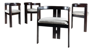 Vintage Chairs by Afra & Tobia Scarpa, 1970s, Set of 4