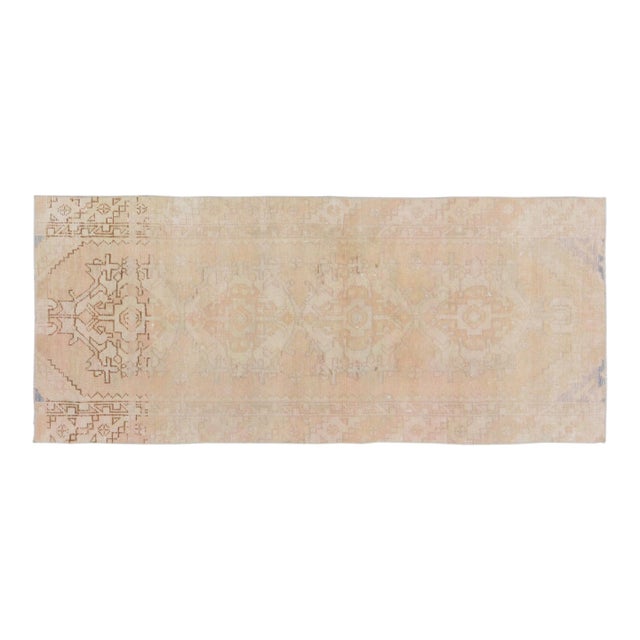 Vintage Turkish Anatolian Hand Knotted Wool Rug, 2'10"x7' For Sale