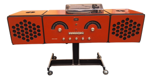 First Series Red RR126 Radio by Achille & Pier Giacomo Castiglioni for Brionvega, 1980s