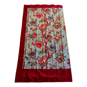 Mid 20th Century Scalamandre Floral Drapes - Set of 4