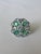 Modern Set in 18k White Gold, Aquamarines, Colombian Emeralds & Diamonds Cocktail Ring, Us Size 6 For Sale - Image 3 of 9
