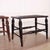 Pair of 19th C beech luggage stand This piece is designed in the style of the selected designer and/or manufacturer