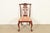 Ethan Allen Chippendale Carved Mahogany Dining Chairs, Set of Eight For Sale - Image 10 of 15