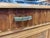 Tan French Art Deco Walnut Sideboard with Marble Top and Original Mirror, 1930s For Sale - Image 8 of 15