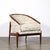 Mid-Century Modernist Tub Back Club Chair W/ Walnut Tapered Sculptural Supports For Sale - Image 14 of 17