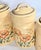 Farmhouse Wildflower Stoneware Canisters- Set of Four For Sale - Image 3 of 10