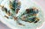 Late 19th Century 19th Century Swedish Rörstrand Majolica Turquoise Chestnut Leaf Plate For Sale - Image 5 of 7