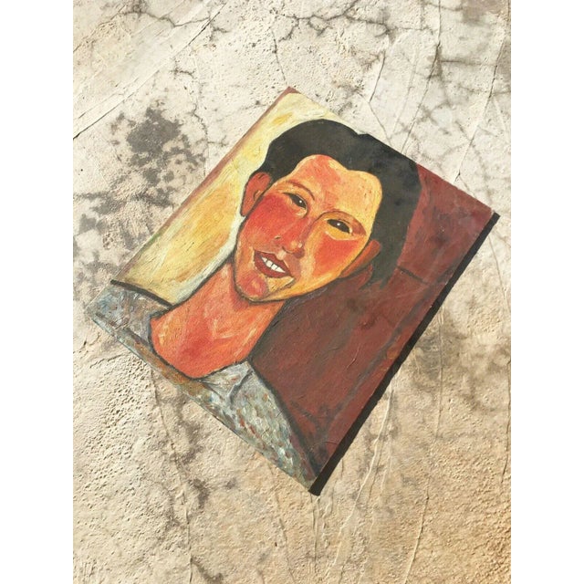 Salmon After Amedeo Modigliani, Portrait of Chaim Soutine, Circa: 1950 or Earlier For Sale - Image 8 of 11