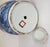 Vintage Chinese Blue & White Porcelain Ginger Jar With Birds & Bamboo, Wood Stand For Sale - Image 9 of 10