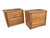 1980s 1980s Scandinavian Modern Solid Oak Two-Drawer Nightstands – Pair For Sale - Image 5 of 15