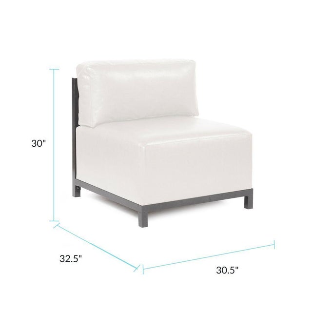 Kenneth Ludwig Chicago Axis Chair Avanti White Titanium Frame For Sale - Image 4 of 5