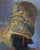 Under the Mermaid Spell by Elena Burykina | Oil on panel depicting a figure in a decorative helmet. For Sale