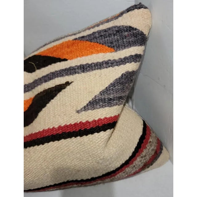 1940s 1940s Hand Made Weaving Pillows- a Pair For Sale - Image 5 of 6