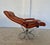 Vintage Cognac Leather Ekornes Stressless Reclining Lounge Chair & Stool 1960,s For Sale - Image 9 of 18
