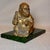 Mid 20th Century Mid-Century James Mont Style Bespoke Hand Gilt & Faux Malachite "Monkey Business" Art Sculpture / Business Card Holder - Newly Painted For Sale - Image 5 of 12